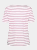 Only Pieces 17140802 0 Yaka Kadin Body - Pembe Cizgili - 5