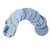 125kHz 25mm Çapında Madeni Para RFID Sticker Yapışkanlı Etiket EM4100 Salt Okunur - 10 Adet thumbnail 1