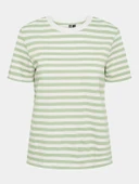 Only Pieces 17140802 0 Yaka Kadin Body - Yesil Cizgili - 4