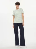 Only Pieces 17140802 0 Yaka Kadin Body - Yesil Cizgili - 2