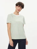 Only Pieces 17140802 0 Yaka Kadin Body - Yesil Cizgili - 1