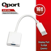Qport Q-dp-vga Dv Dısplay Port To Vga Dönüştürücü - 1