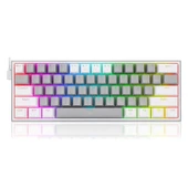Redragon K617 Fızz Rgb Red Swıtch Mekanik Oyuncu Klavyesi Gri/beyaz - 1