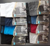 BERRAK 4476 ERKEK MODAL ÇOK RENKLİ LİKRALI BOXER 10 ADET thumbnail 4