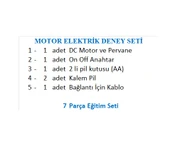 MOTOR ELEKTRİK DENEY SETİ - 2