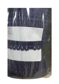 Çamaşır Lastiği Dantelli 1 cm 75 Metre 1 Top Lacivert - 1