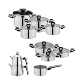 Schafer Premium Çelik Çeyiz Seti 18 Parça-Inox thumbnail 2