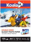 Koala Papers Canon İX6850 550XL ile uyumlu Premium Parlak Çift Taraflı double Side A4 Fotoğraf kağıdı 120 gr. 100 Adet thumbnail 1