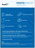 Koala Papers Canon İX6850 550XL ile uyumlu Premium Parlak Çift Taraflı double Side A4 Fotoğraf kağıdı 120 gr. 50 Adet thumbnail 2