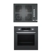 Bosch 2li (POP7C9O12O-HBF514BH0T) antrasit Ankastre Set thumbnail 1