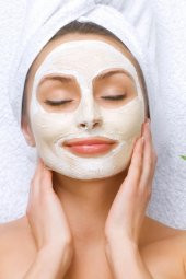 Beyaz Kil Yüz Bakım Maskesi 250 GR- Kabak Lifli Yüz Peeling Diski - 3