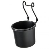 Kaşıklık , Çatal Kaşıklık Bıçaklık IKEA 14x16 cm Siyah Renk Asılır - 1