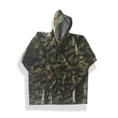 KAMUFLAJ DESENLİ KAPŞONLU FERMUARLI PVC YAĞMURLUK thumbnail 7