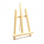 Ahşap Şövale Mini Masaüstü Üç Ayaklı A Tipi 38 cm - 2