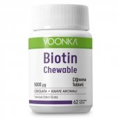 Voonka Biotin Chewable 62 Çiğneme Tableti 8682241302079 - 1