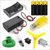 REDÜKTÖRLÜ MOTOR LAMBA ELEKTRİK FULL DENEY SETİ - 1