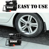 Plastik Gövdeli Siyah Mini Hava Kompresörü thumbnail 7