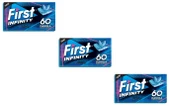 First 60 Dk Infinity Nane Aromalı Şekersiz Tatlandırıcılı Sakız - 3'lü Paket - 1