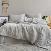 Schafer Home Etamine Pamuk ÇK Nevresim Takımı 4 Parça-Gri - 1