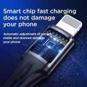 Joyroom S-0230N1 0.2m 3A USB -Lightning Data Sync Şarj Kablosu Kırmızı - 5