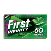 First 60 Dk Infinity Yeşil Nane Aromalı Şekersiz Tatlandırıcılı Sakız - 3'lü Paket - 2