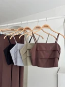 Crop Plazzo Pantolon Takım 10155-08 thumbnail 9