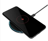 S-link SL-CWF65 Mobil Telefon Uyumlu 15W LED Logo PRM Siyah Kablosuz Şarj Cihazı - 1