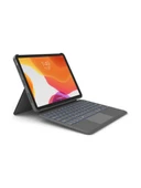 Wiwu Apple iPad Pro 11 2022 M2 Wiwu Combo LED Işıklı Magnetik Standlı Klavyeli Kılıf Touchpad Özellikli - 1