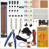 Breaboard Temel Elektronik Eğitim Full Set DT830D Multimetre Yankeski - 1