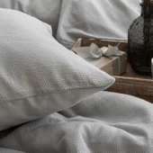 Schafer Home Etamine Pamuk ÇK Nevresim Takımı 4 Parça-Gri - 3