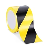 Zemin Yer İşaretleme Güvenlik Bandı Sarı Siyah 50 mm x 30 mt - 1