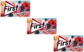 First Sensations Berry Hibiscus Böğürtlen ve Hibiskus Aromalı Şekersiz Tatlandırıcılı Sakız - 3'lü Paket - 1