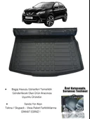 Sahler Nıssan Qashqai Visia 2014-2021 Uyumlu 4.5D Premium Havuzlu Oto Paspas ve Liner Marka 3D Bagaj Havuzu thumbnail 2