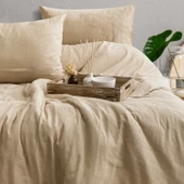 Schafer Home Etamine Pamuk ÇK Nevresim Takımı 4 Parça-Cappuccino - 2
