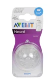 AVENT Natural Biberon Emzigi 3 Delik 3M 2Li - 1