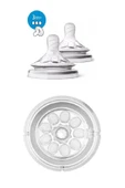 Philips Avent %100 Natural Biberon Yumuşak Emziği Orta Akışlı 3 Delikli 2'li Biberon Emziği 3 Ay+ - 1