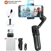 Hohem Isteady V3 Yapay Zeka Takip Sensörlü 3 Eksenli Telefon Sabitleyici Gimbal - 1