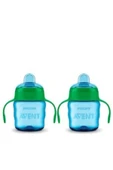 Philips Avent Erkek Çocuk Eğitici Damlatmaz Bardak 6 Ay 200 ml X 2 Adet - 1