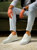 KB-101 Kuback Beyaz Triko Bağcıklı Günlük Erkek Ayakkabı thumbnail 2