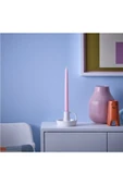 IKEA KLOKHET şamdan mumu, açık pembe, 5.5 saat, 8 adet, 25 cm impala ticaret - 1