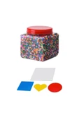 IKEA Pyssla Boncuk + 4 Adet Boncuk Kalıbı Canlı Renkler - 1