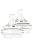 Philips Avent Philips  Natural Yavaş Akışlı Silikon Biberon Emziği 1m+ - 1