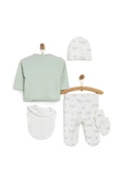 Little Life Yenidoğan 5li Askı Hastane Çıkışı Erkek Bebek Mint Yenidoğan - 2