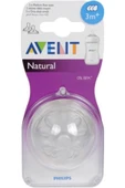 Philips Avent Natural Biberon Emziği Delikli 3 + Ay - 3