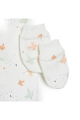 Little Life %100 Pamuklu Bebek Yenidoğan 5'li Unisex Bebek Hastane Çıkış Seti (5 PARÇA)-impala Tıcaret - 4