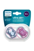 Philips Avent Ultra Air Emzik +18 Ay 2li Kız SCF349/22 - 1