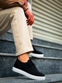 KB-101 Kuback Siyah Triko Bağcıklı Günlük Erkek Ayakkabı thumbnail 1