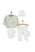 Little Life Yenidoğan 5li Askı Hastane Çıkışı Erkek Bebek Mint Yenidoğan - 1