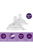 Philips Natural Response 2'li Biberon Emziği 5 Numara 6+ Ay - 1