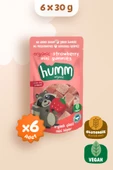 Humm Organic Organik Glutensiz Vegan Çilekli Mini Küpler Atıştırmalık Paketi - 6 Adet thumbnail 1